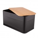 Altom Design metalna posuda za kruh crna ( 020401755 )