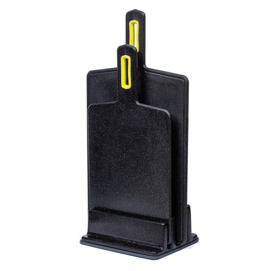 Altom Design set daske za rezanje 21 / 26 cm, crna- 0207020139