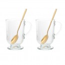 Altom Design čaše + žličice za kavu i čaj Werona 310 ml - 0103003314