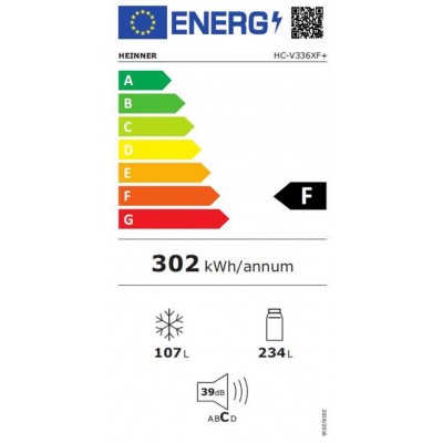 Heinner kombinirani hladnjak HC-V336XF+