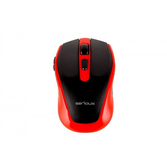 SERIOUX bežični miš za računalo SRXM-PST600W-RD