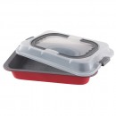 ALTOM DESIGN TEPSIJA 36,3X24,5X 5,5 CM S PLASTIČNIM POKLOPCEM - 0204009240