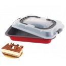 ALTOM DESIGN TEPSIJA 36,3X24,5X 5,5 CM S PLASTIČNIM POKLOPCEM - 0204009240