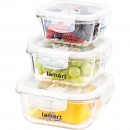 Lamart set staklenih posuda za hranu LT6012