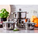 Altom Design set lonaca od nehrđajućeg čelika 8 elemenata Luis