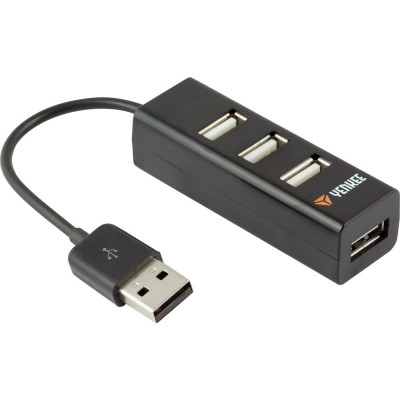 Yenkee USB priključak YHB 4001BK