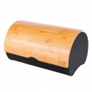 Altom Design posuda za kruh s bambusovim poklopcem crna 38x24x20 cm - 020401752