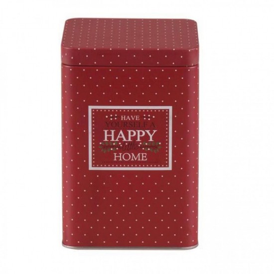 Altom Design posuda za kavu, čaj, šećer s četvrtastim poklopcem Victoria Home bordo -0204018399