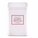 Altom Design posuda za kavu, čaj, šećer s četvrtastim poklopcem Victoria Home bijela - 0204018401