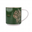 Altom Design set od 4 porculanske šalice na zlatnom postolju, 300 ml, WILD NATURE, (poklon pakiranje) - 01010031794