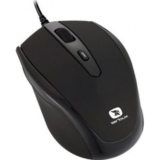 Serioux optički miš PMO3300-BK