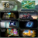 HISENSE TV ULED 190cm 75E8S