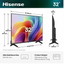 HISENSE TV LED 82cm 32A4S