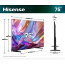 HISENSE TV QLED 190cm 75E7S